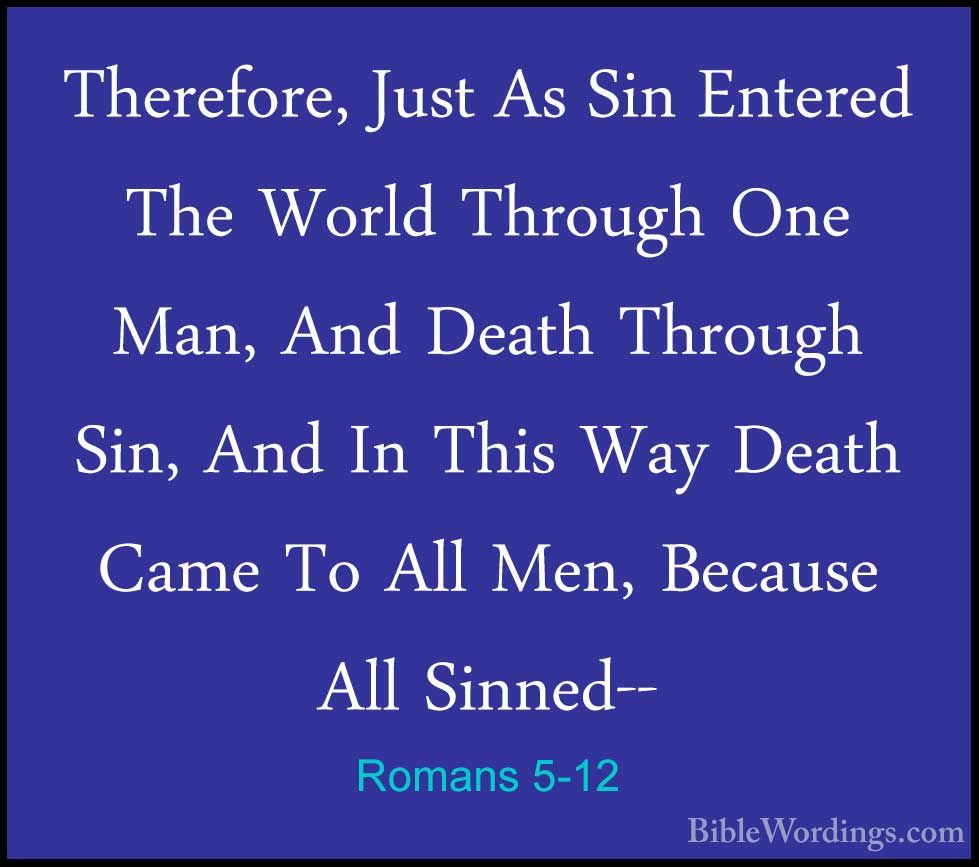 Romans 5 Holy Bible English BibleWordings