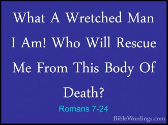 Romans 7 - Holy Bible English - BibleWordings.com