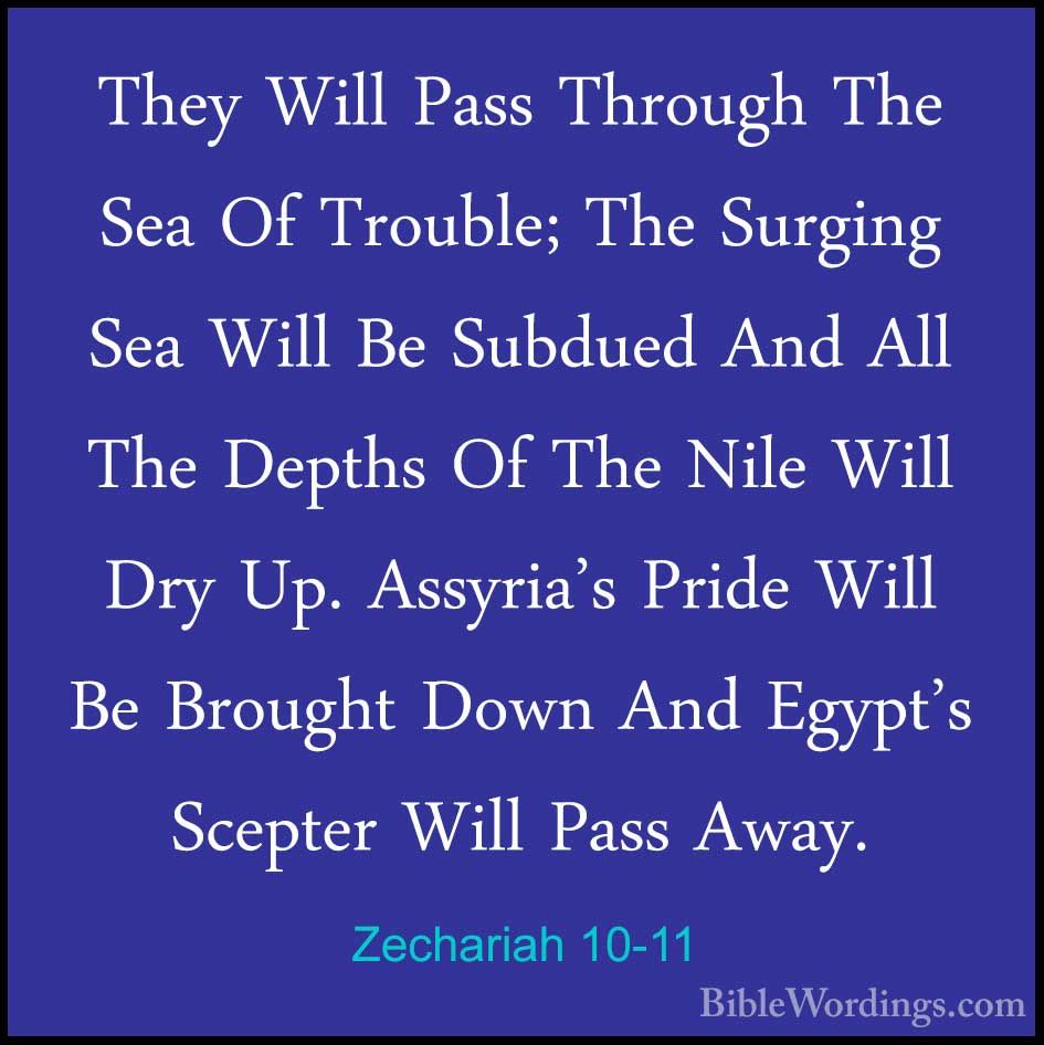 Zechariah 10 Holy Bible English