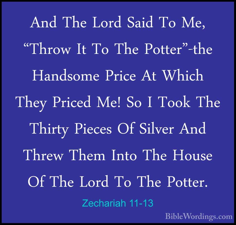 Zechariah 11 - Holy Bible English - BibleWordings.com