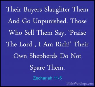 Zechariah 11 - Holy Bible English - BibleWordings.com