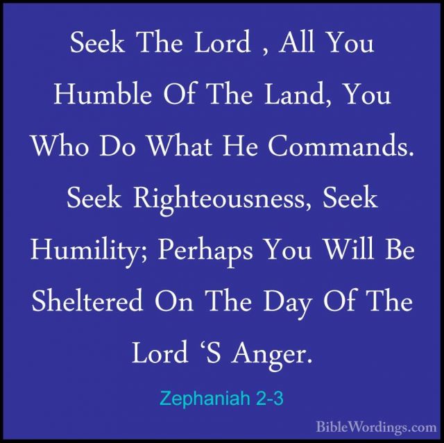 Zephaniah 2 - Holy Bible English - BibleWordings.com