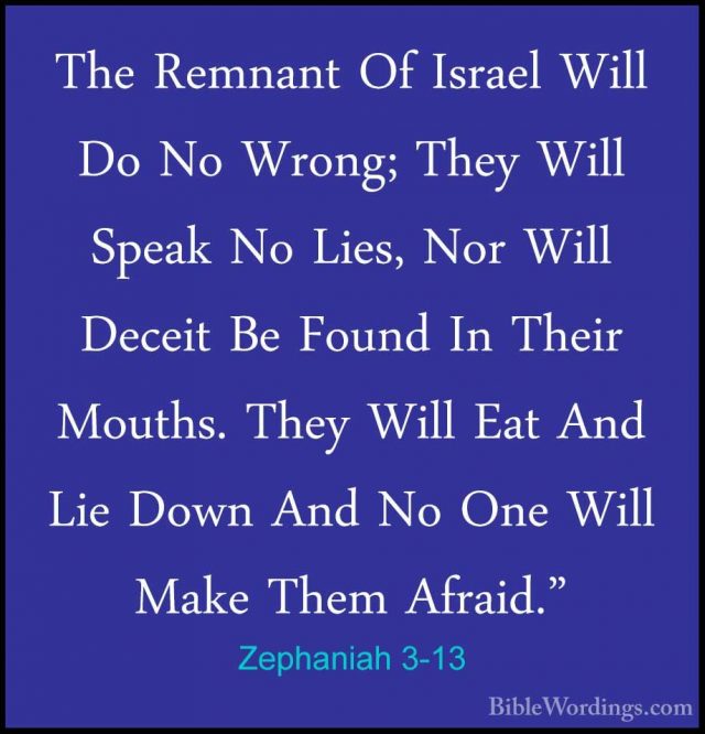 Zephaniah 3 - Holy Bible English - BibleWordings.com